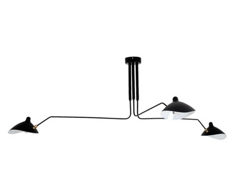 Таванна лампа Toolight App569-3C Черно - 145X145X60CM
