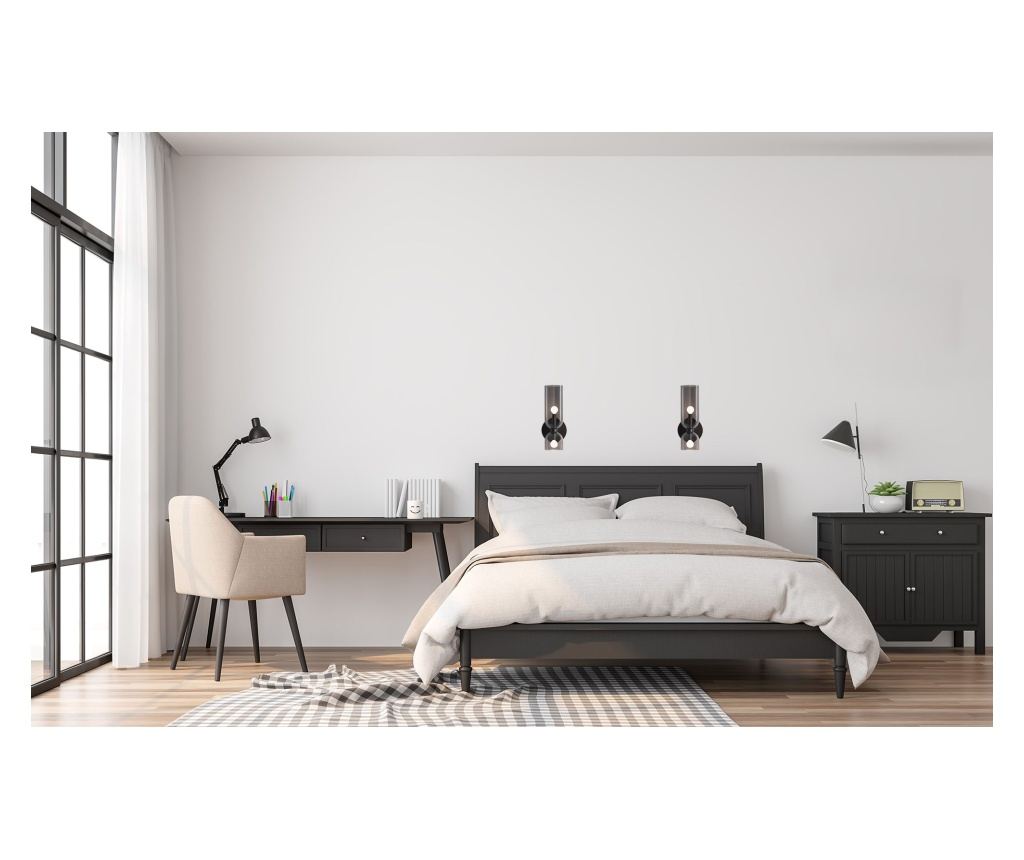 Λυχνία TOOLIGHT APP1208-2W Μαύρος - 5