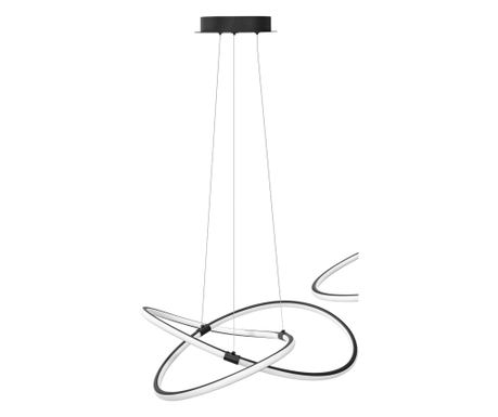 Stropní Svítidlo Toolight App1193-Cp Černý - 54x54x13CM