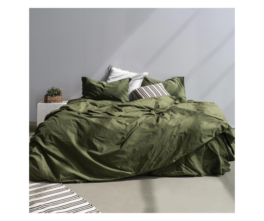 Osnovna navlaka za poplun 260x240 cm (Superking) Maslinasto zelena - 2