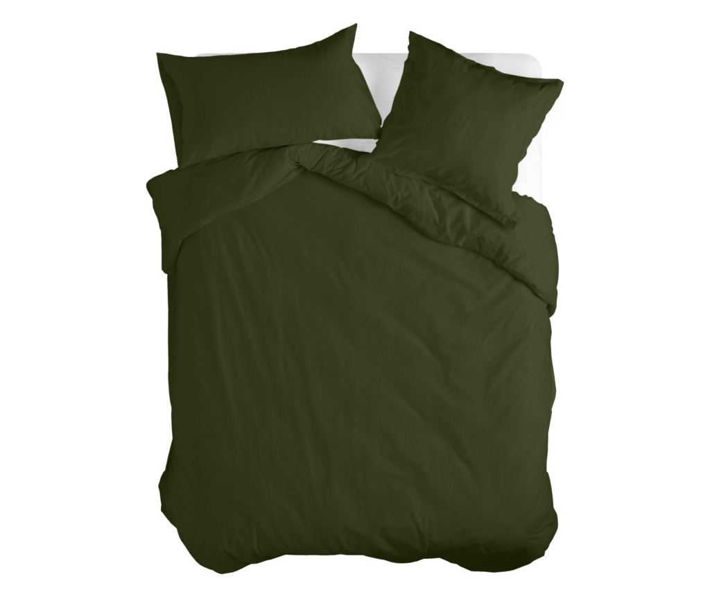 Osnovna navlaka za poplun 260x240 cm (Superking) Maslinasto zelena - 5