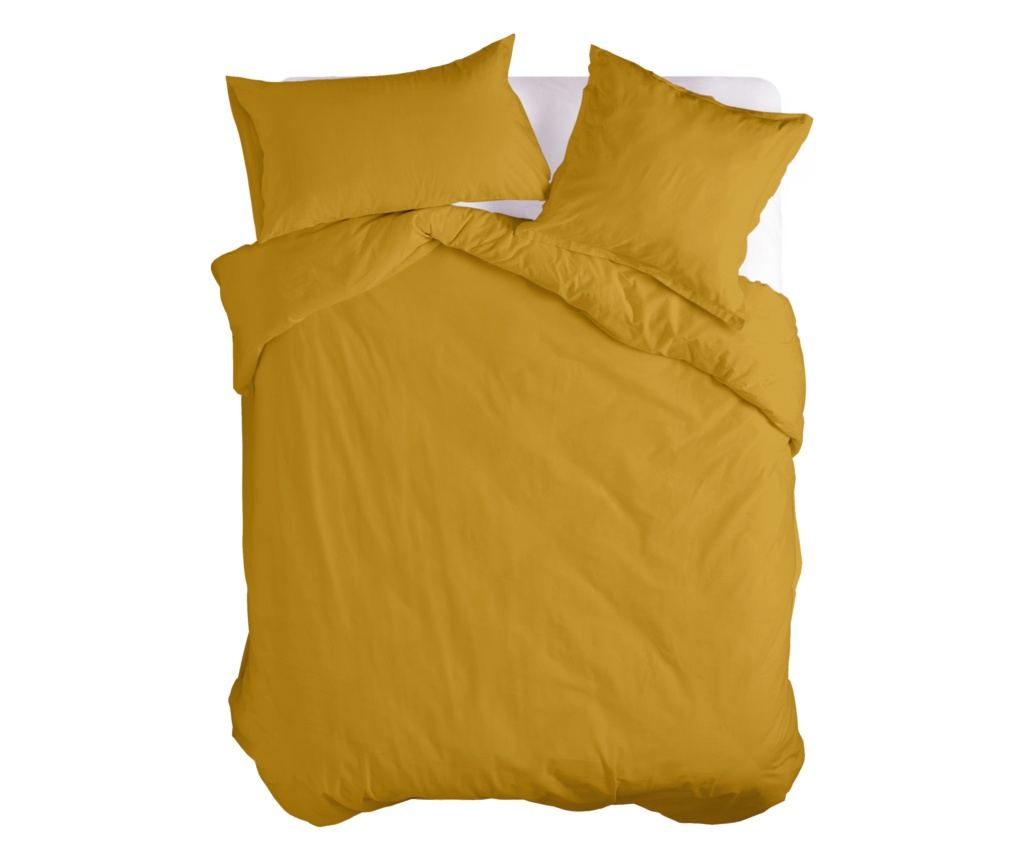 Navlaka za poplun Basic 155x220 cm (Single) Senf - 5