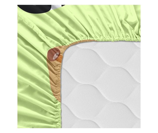 Долен чаршаф с ластик Wild 60x120x14 см (Легло) Многоцветен