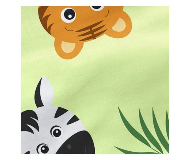 Долен чаршаф с ластик Wild 60x120x14 см (Легло) Многоцветен