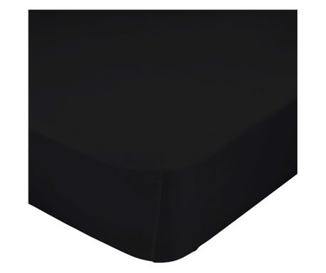 Βασικό σεντόνι με λάστιχο 200x200x32 cm (Emperor) Μαύρο