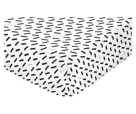 Σεντόνι με λάστιχο Blush 90x200x32 εκ. (Μονό) Πολύχρωμο