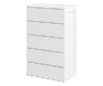 Cufar cu Sertare, Cufar cu 5 Sertare pentru Dormitor, Organizator pentru Depozitare cu 5 Sertare cu Glisiere Metalice si Canelur