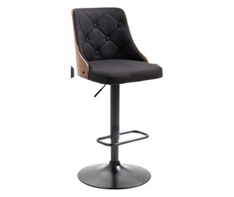 Set de 2 scaune de bar cu inaltime reglabila, scaune de bar pivotante cu inaltime reglabila, cu suport pentru picioare, scaune d