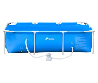 piscina supraterana adulti, 252x152x65cm, albastra