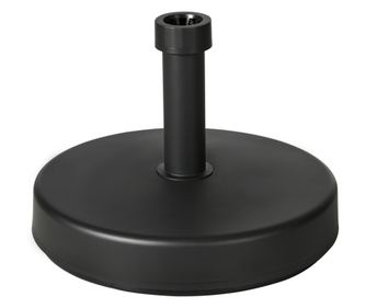 Baza pentru umbrela de gradina din plastic PP, greutate max 18kg, Ø45x33 cm, negru