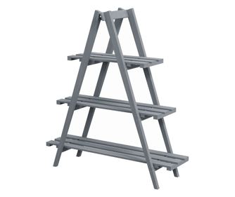 Дървена стойка за растения, поставка за саксии