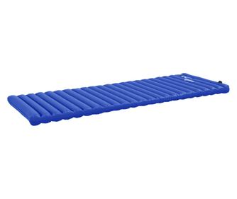 Saltea Gonflabila Unica cu Pompa de Picioare Incorporata, Saltea de Camping, 195x70x10 cm, Albastru