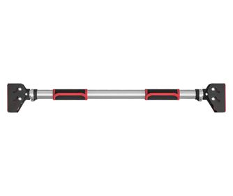 Bara de Tractiuni cu Latime Reglabila, Manere Antiderapante din Otel, ABS si Plastic, 75-92x10x7 cm, Negru