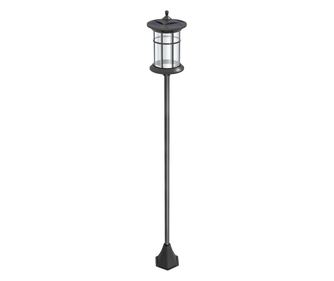 Lampa Solara, Lumina Stradala in Aer Liber, Impermeabil pentru Terasa, Gradina, Curte, Cale, 23.5x23.5x184 cm, Alb