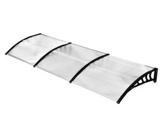 Copertina pentru exterior, 90x295x23.5 cm, negru