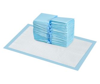 Set 100 Covoare Absorbante pentru Caini cu 6 Straturi, Covoare Igienice pentru Caini, 45x30 cm, Albastru