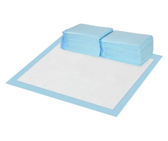 Set 80 Covoare Absorbante pentru Caini cu 6 Straturi, Covoare Igienice pentru Caini, 60x60 cm, Albastru