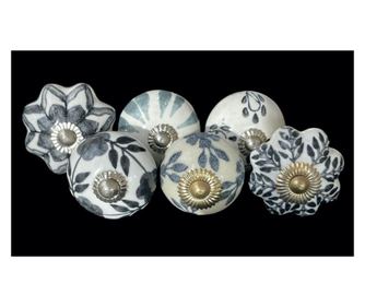 porculanska ručka u vintage stilu, Set od 6 komada