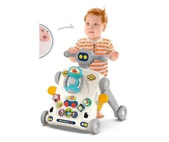 WePro Store 3-в-1 мултифункционален център за дейности Anti-Tip Baby, музикална клавиатура, светлини и звуци, неплъзгащи се коле