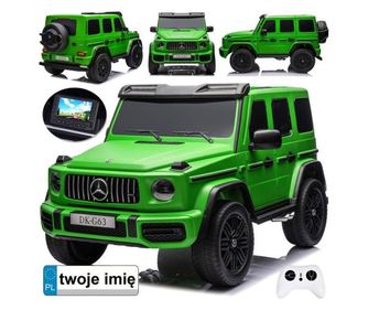 Jokomisiada Auto na akumulator Mercedes G klasa 63 AMG 4x4 Panel Radio 2osoby 24V