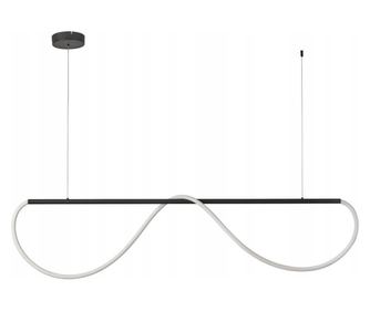 Lampa wisząca Light Prestige Light Prestige Meleca LP-2345/1P M BK lampa wisząca zwis 1x36W LED 3000-4000-6000K czarna/biała