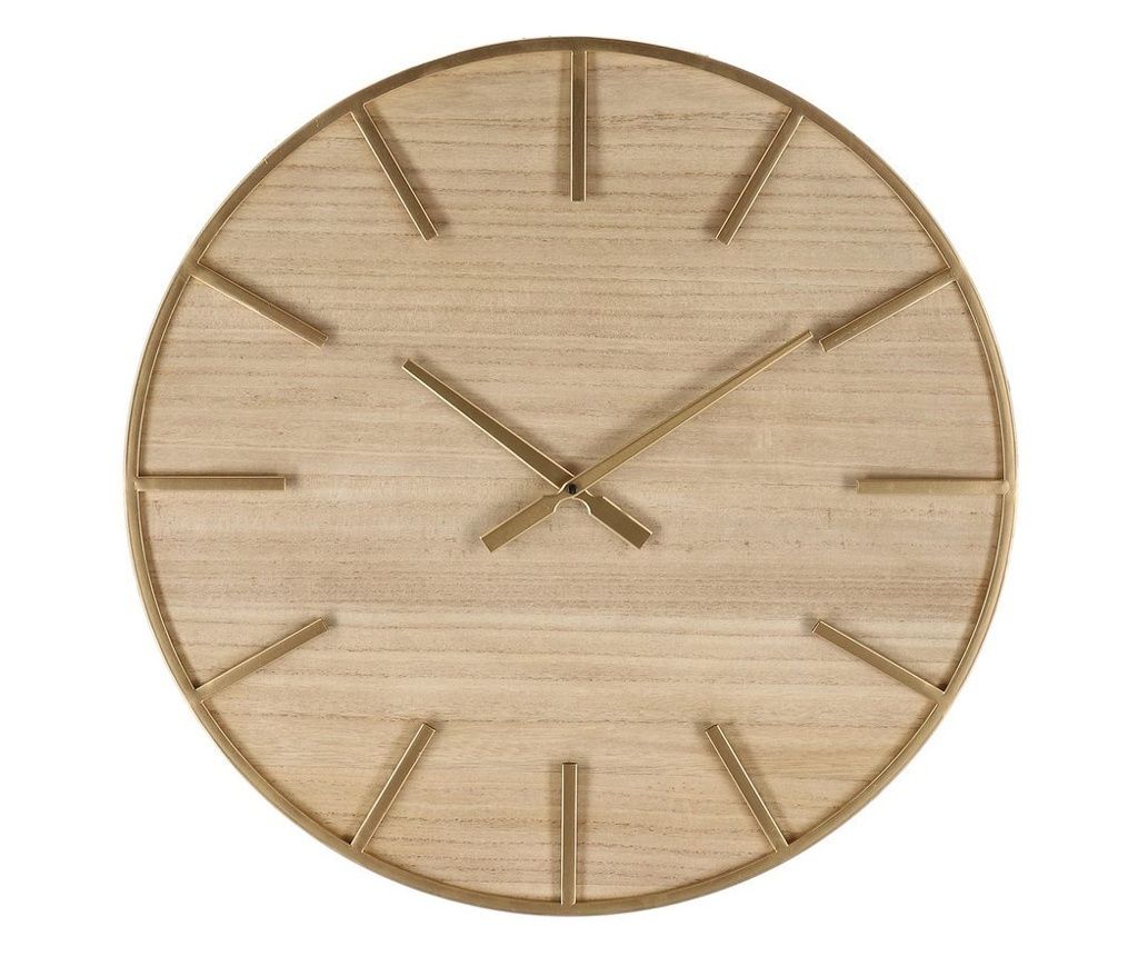 Kylan Natural Gold Wall Clock 60x4.5 cm