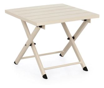 Πτυσσόμενο τραπεζάκι σε χρώμα ταουπέ Taylor 44x43x36 εκ.