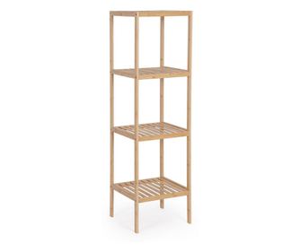 Cayden természetes bambusz polc 33x33x145,5 cm