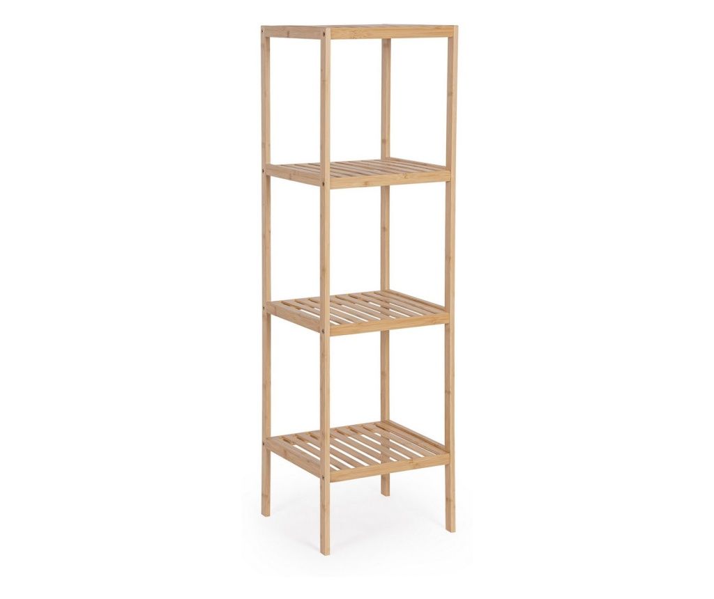 Cayden Natural Bamboo Shelf 33x33x145.5 cm