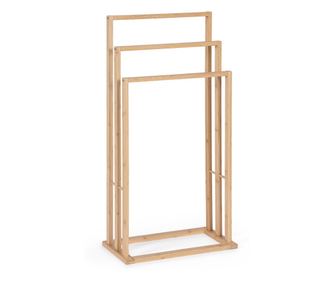 Поставка за кърпи от естествен бамбук Cayden 42x24x81.5 см