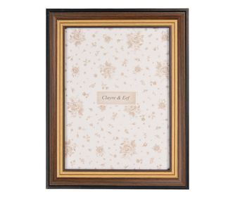 Кафява рамка за снимки 19x2x24 см, 15x20 см