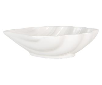 Set 2 boluri ceramica alba Scoica 16x15x4 cm