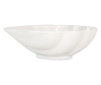 Set 2 boluri ceramica alba Scoica 12x10x4 cm
