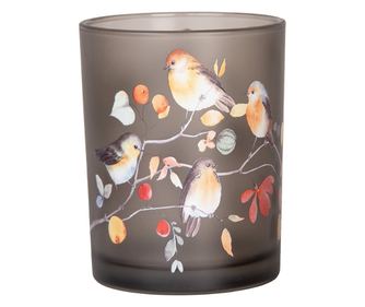 Set od 2 staklena držača za svijeće u više boja 7x8 cm, 10x13 cm