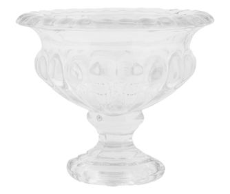 Vaza flori sticla transparenta 13x11 cm