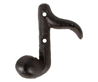 Barna vas fali akasztó 8x3x9 cm