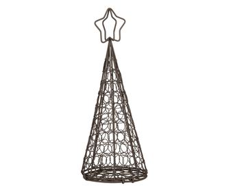 Brad μεταλλικό καφέ 13x32 εκ.