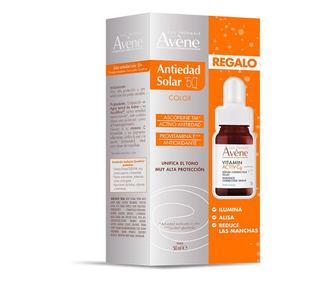 Set Crema colorata hidratanta cu protectie solara foarte ridicata SPF50+ 50 ml + Ser facial hidratant anti-imbatranire 10 ml, Av