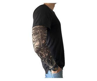 Maneca tatuaj temporar, print 3D, cu protectie solara pentru brate, marime universala, unisex, model