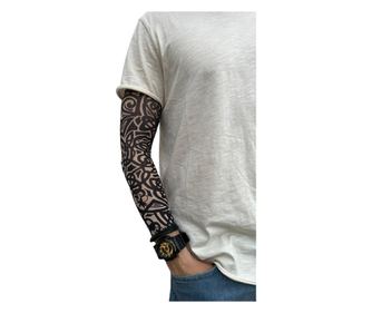 Maneca tatuaj temporar, print 3D, cu protectie solara pentru brate, marime universala, unisex, model
