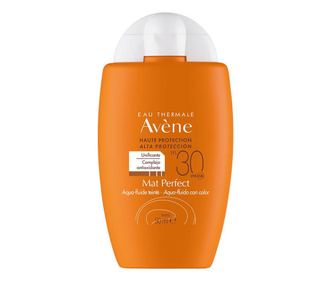 Crema faciala cu protectie solara ridicata cu efect matifiant, Avene Solaire Mat Perfect SPF30, 50 ml