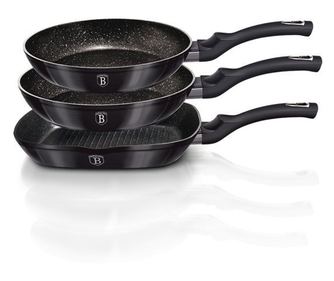 Set od 3 mramorne tave Berlinger Haus Carbon Pro BH 6904