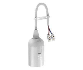 Grlo za žarulju E27 Virone LH/E27-20/W/PZ, s kablom i stezaljkom, bijelo