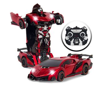 Jucarie 2 in 1 Robot Transformers si Masina cu Telecomanda