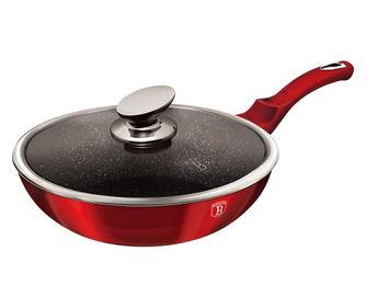 Tigaie wok marmorata 28 см Бургундска метална линия Berlinger Haus BH 1265N