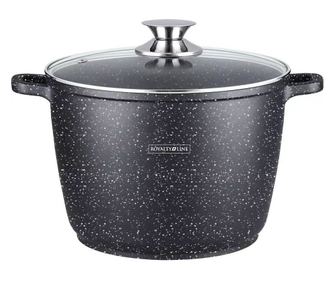 Mramorový hrnec s poklicí 24 cm, 6,2 litrů Royalty Line RL-AD-24ML