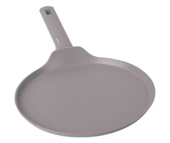 Pánev na palačinky 28 cm Taupe Berlinger Haus BH 8086, nepřilnavý titanový povlak, šedá