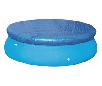 Mercaton Univerzális Ponyva Kerek Felfújható Medencékhez, 244 cm Átmérő, PVC, Vízálló, Kék