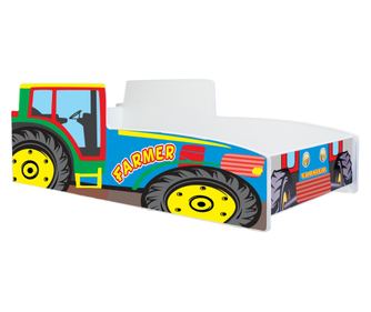 Otroška postelja Traktor pisana 140x70