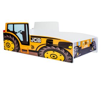 Otroška postelja traktor rumena 140x70